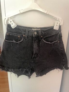Women’s black Abercrombie Jean shorts